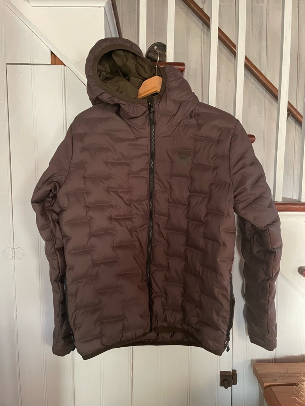Picture Men's Insulated Hooded Jacket - Brown